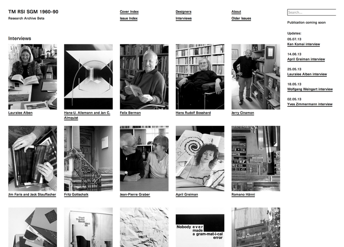 TM Research Archive website 3