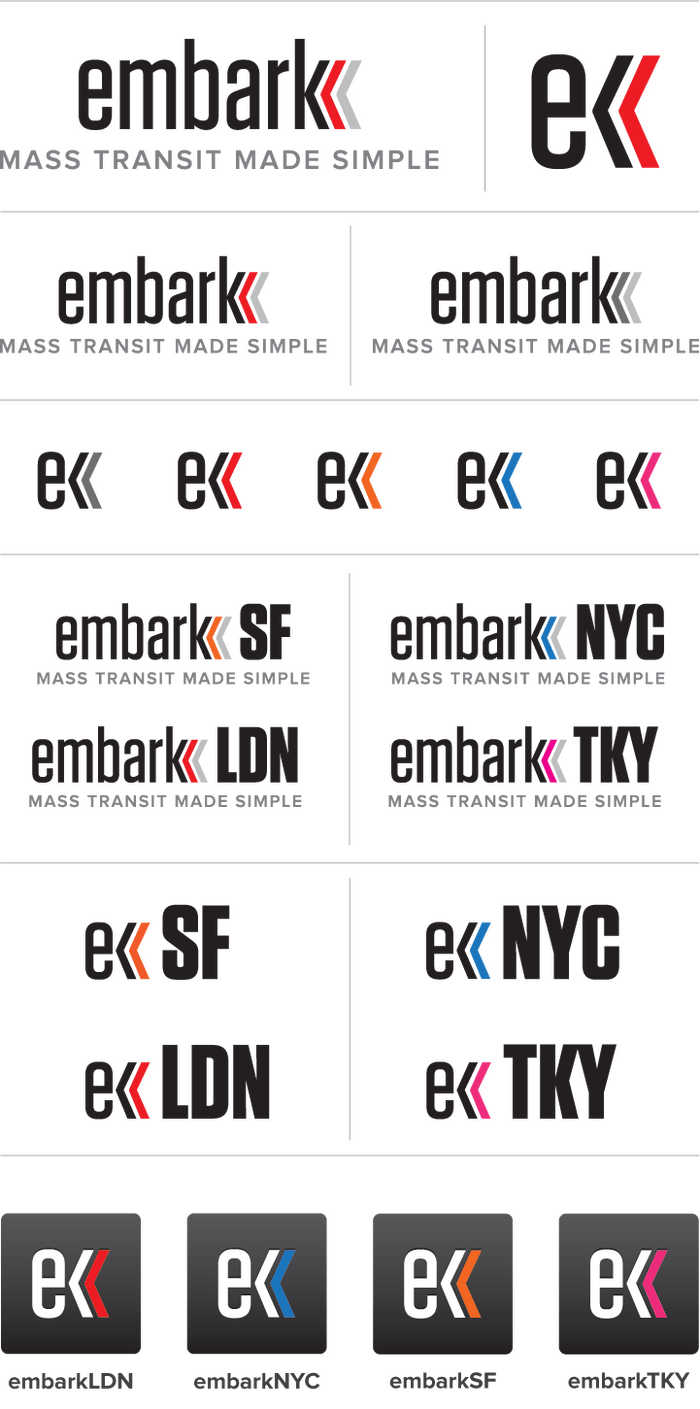 Embark branding and website 1