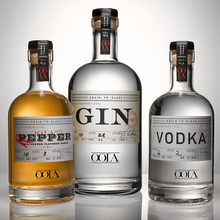 Oola Distillery package design
