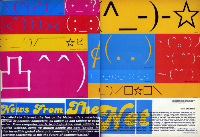 “News From The Net” in i-D Magazine’s Network Issue 3