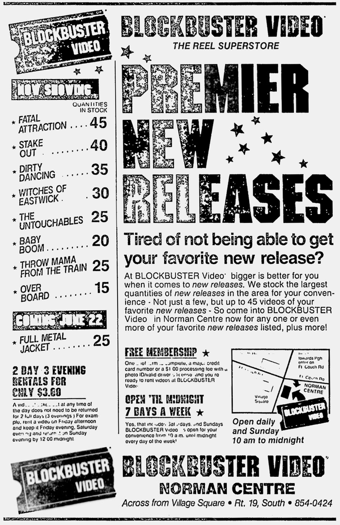 An advertisement from The Pittsburg Press using ITC Machine with Helvetica as a supporting player.