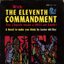 <cite>The Eleventh Commandment</cite> by Lester del Rey