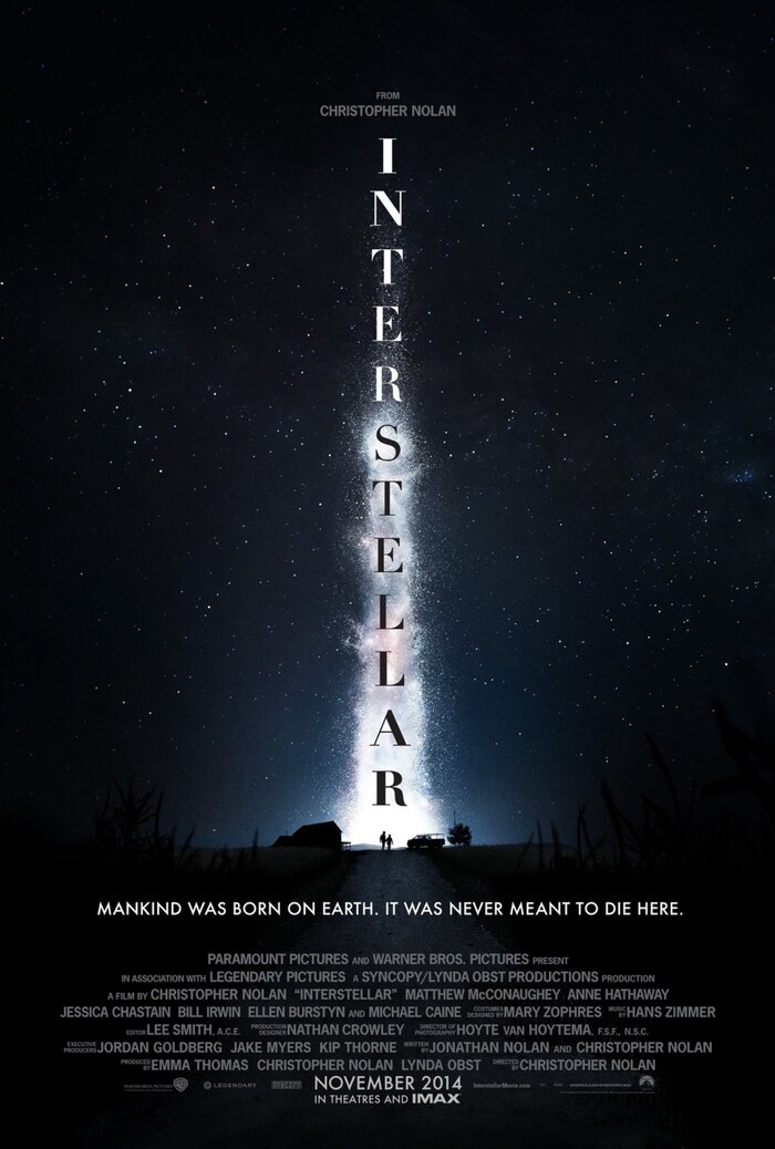 Interstellar movie posters and main title 1