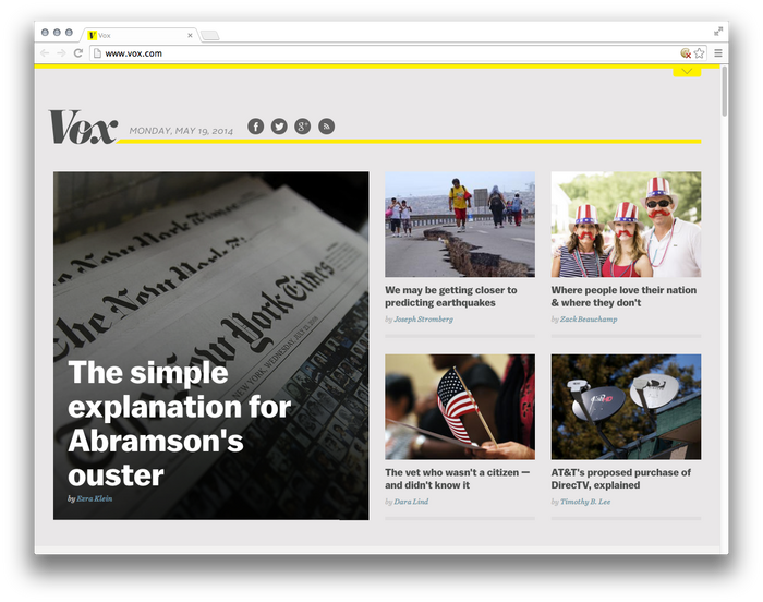 Vox website 1