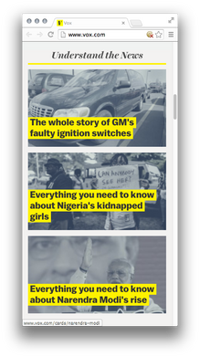 Vox website