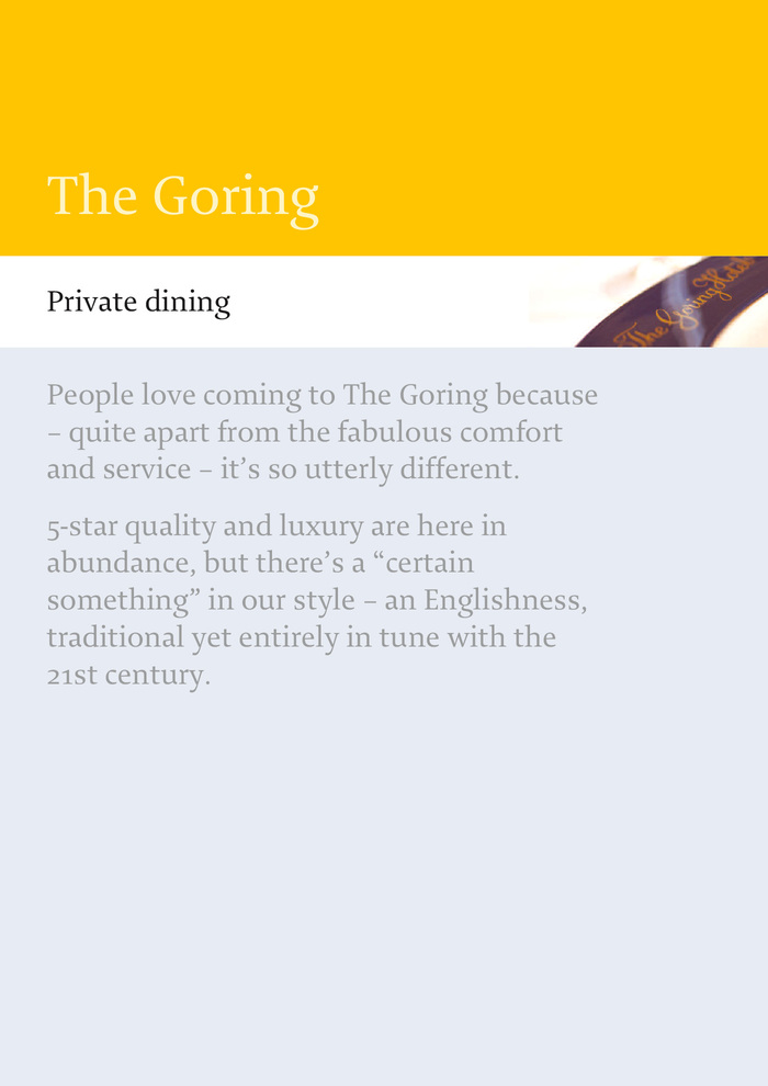 The Goring 3