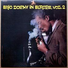 Eric Dolphy – <cite>In Europe, Vol. 2</cite> album art