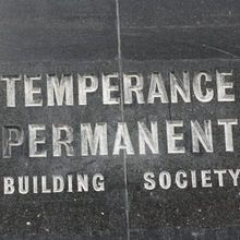 Temperance Permanent Building Society sign