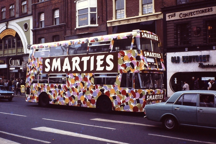 “Smarties” bus