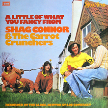 Shag Connor &amp; The Carrot Crunchers – <cite>A Little of What You Fancy</cite> album art