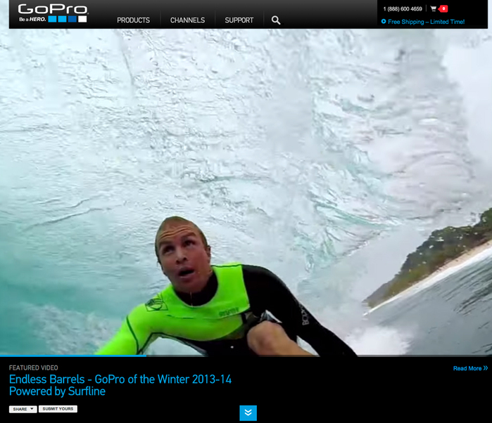 GoPro website 3