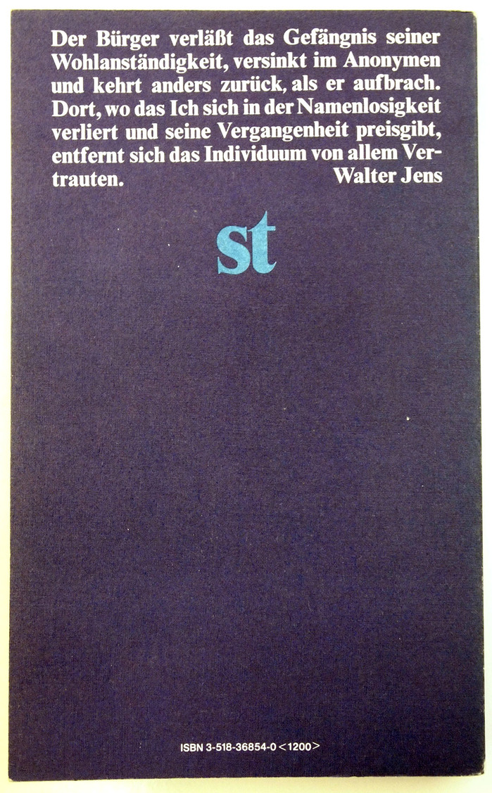 Homo faber book cover 2