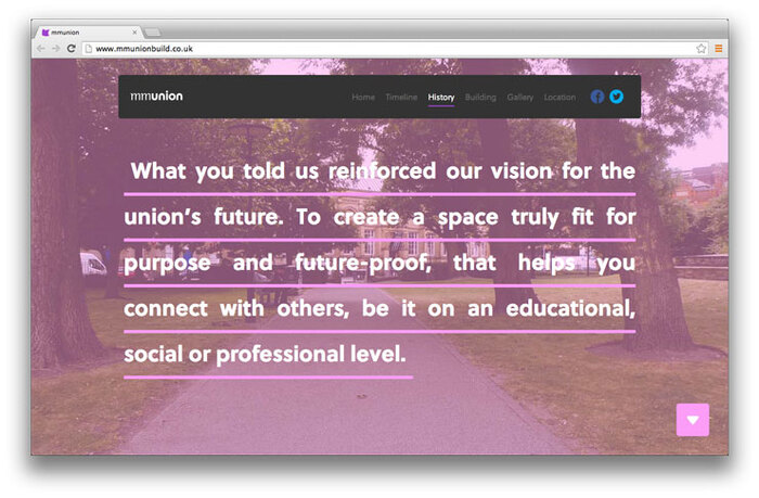 Students’ Union building website 8