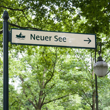 Wayfinding system Großer Tiergarten