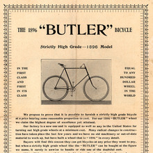 The 1896 Butler Bicycle