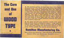 Hamilton packing label