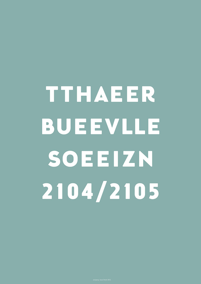 Theater Bellevue Seizoen 2014/2015 3