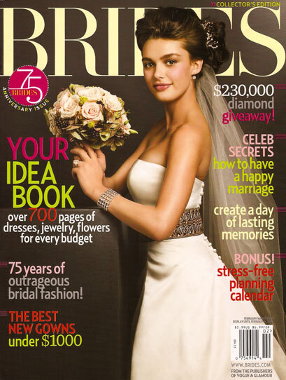 Brides magazine covers (2004 redesign) 1