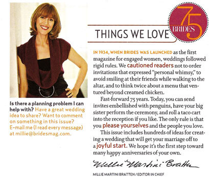 Brides magazine interior pages (2004 redesign) 10