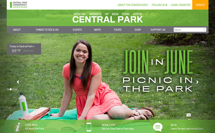 New York City Central Park official website 1