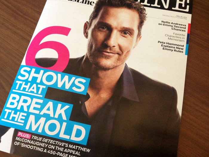 AwardsLine, Emmy 2014, Issues 1–3 1