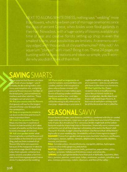 Brides magazine interior pages (2004 redesign) 1