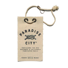 Paradise City hangtags and labels