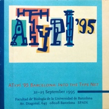 ATypI 1995 Barcelona program