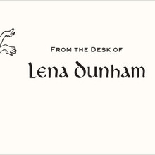 Lena Dunham Letterhead