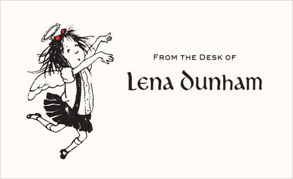 Lena Dunham Letterhead 1