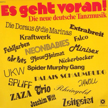 <cite>Es geht voran! Die neue deutsche Tanzmusik </cite>album art