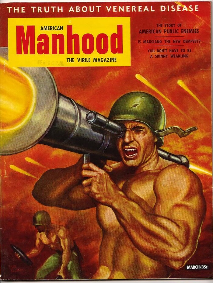 March 1953. The “TRUTH”&nbsp;line is likely Tempo Bold. The type around the logo is either Tempo or Spartan/Futura.