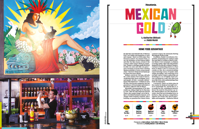 Opening spread for the cover feature.
