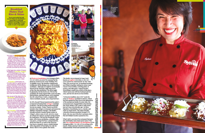 Third feature spread.