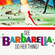 <cite>Barbarella</cite> movie posters