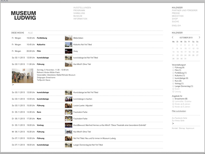 Museum Ludwig website 5