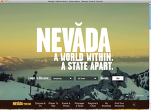 Travel Nevada website