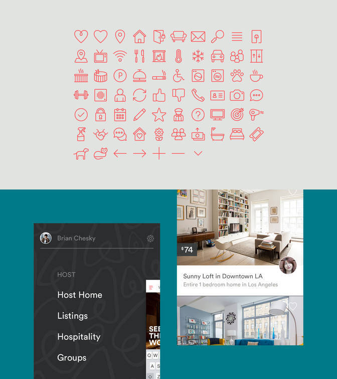 Airbnb identity, website, app (2014 redesign) 16