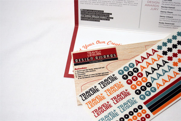 Travel + Leisure Design Awards 2011 mailer 5