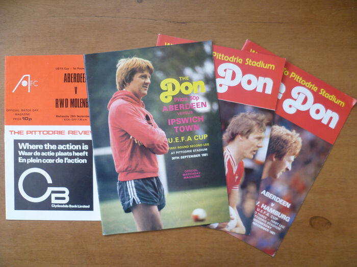 UEFA Aberdeen Programmes 3