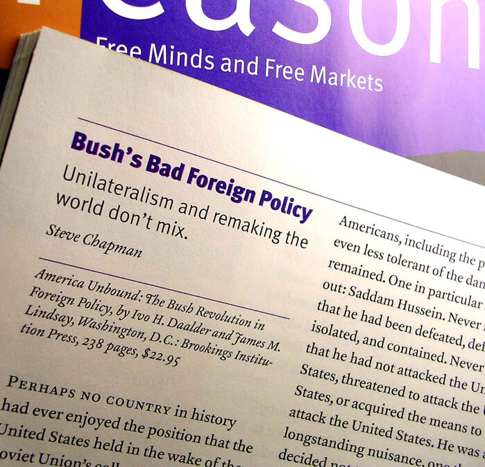 Reason Magazine, Dec. 2001 – Aug. 03 1