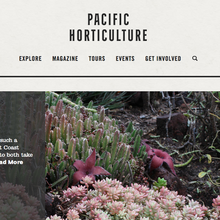 <cite>Pacific Horticulture</cite> website