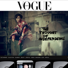 <cite>Vogue Japan</cite> website