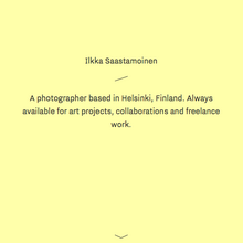 Ilkka Saastamoinen website