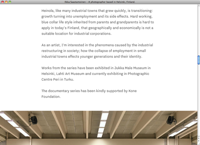 Ilkka Saastamoinen website 4