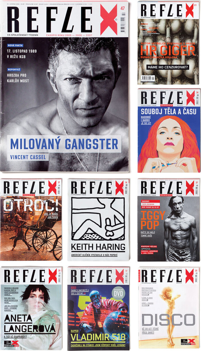 Reflex Magazine covers 1