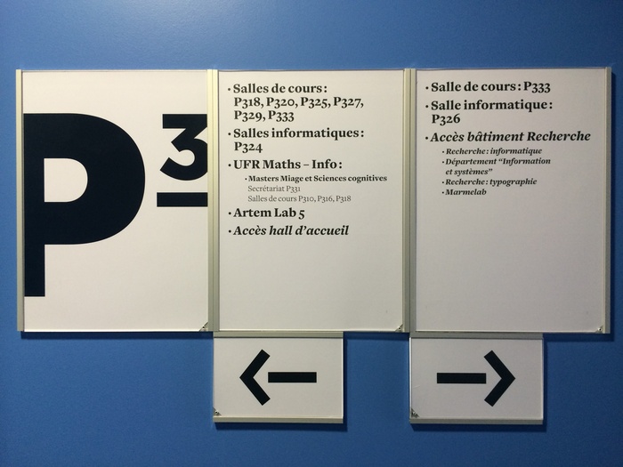 Signs at ARTEM, Nancy 1