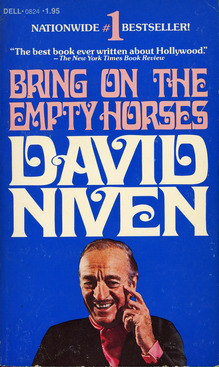 <cite>Bring on the Empty Horses</cite> book cover