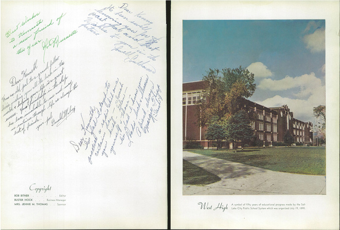 The 1940 Panther, Yearbook of West High School of Salt Lake City, Utah 3