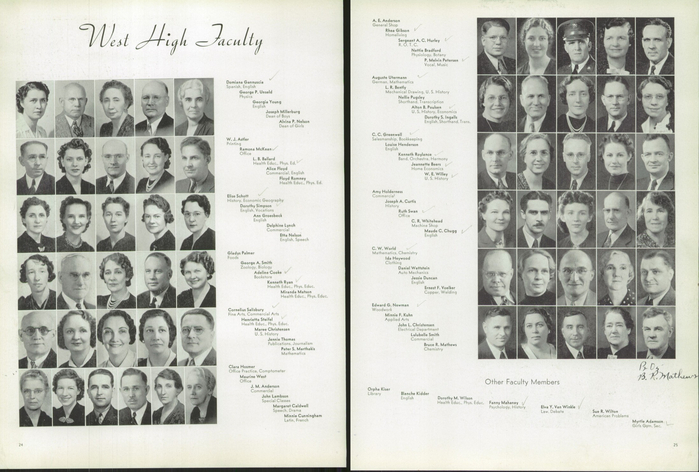 The 1940 Panther, Yearbook of West High School of Salt Lake City, Utah 6